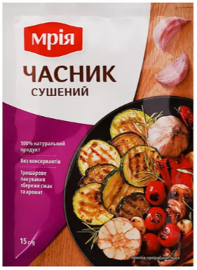 Часник Мрія сушений гранульований 15 г